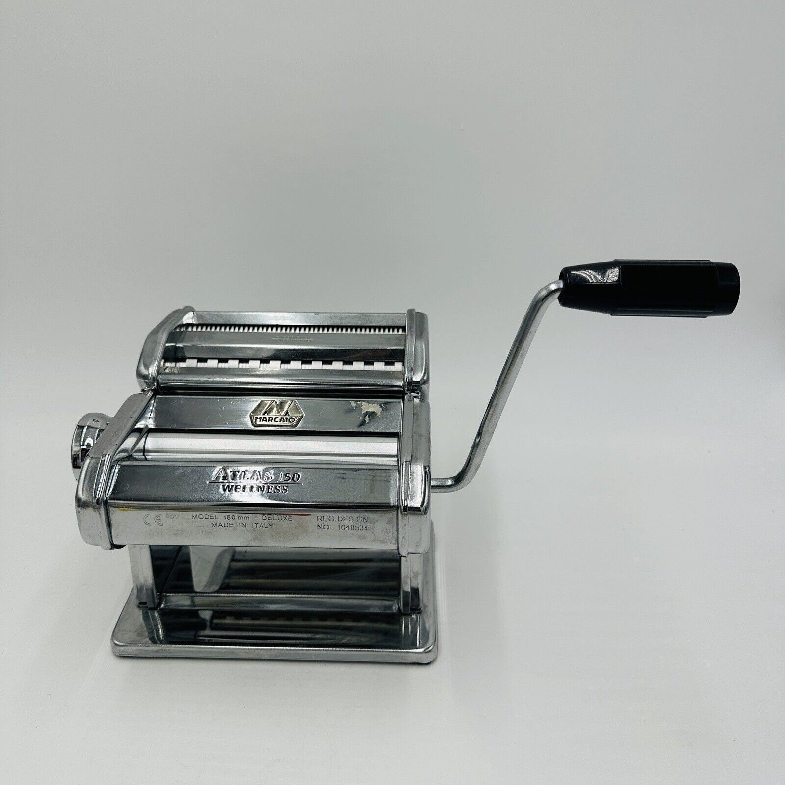 Marcato Atlas 150 Stainless Steel Pasta Machine, Made in Italy