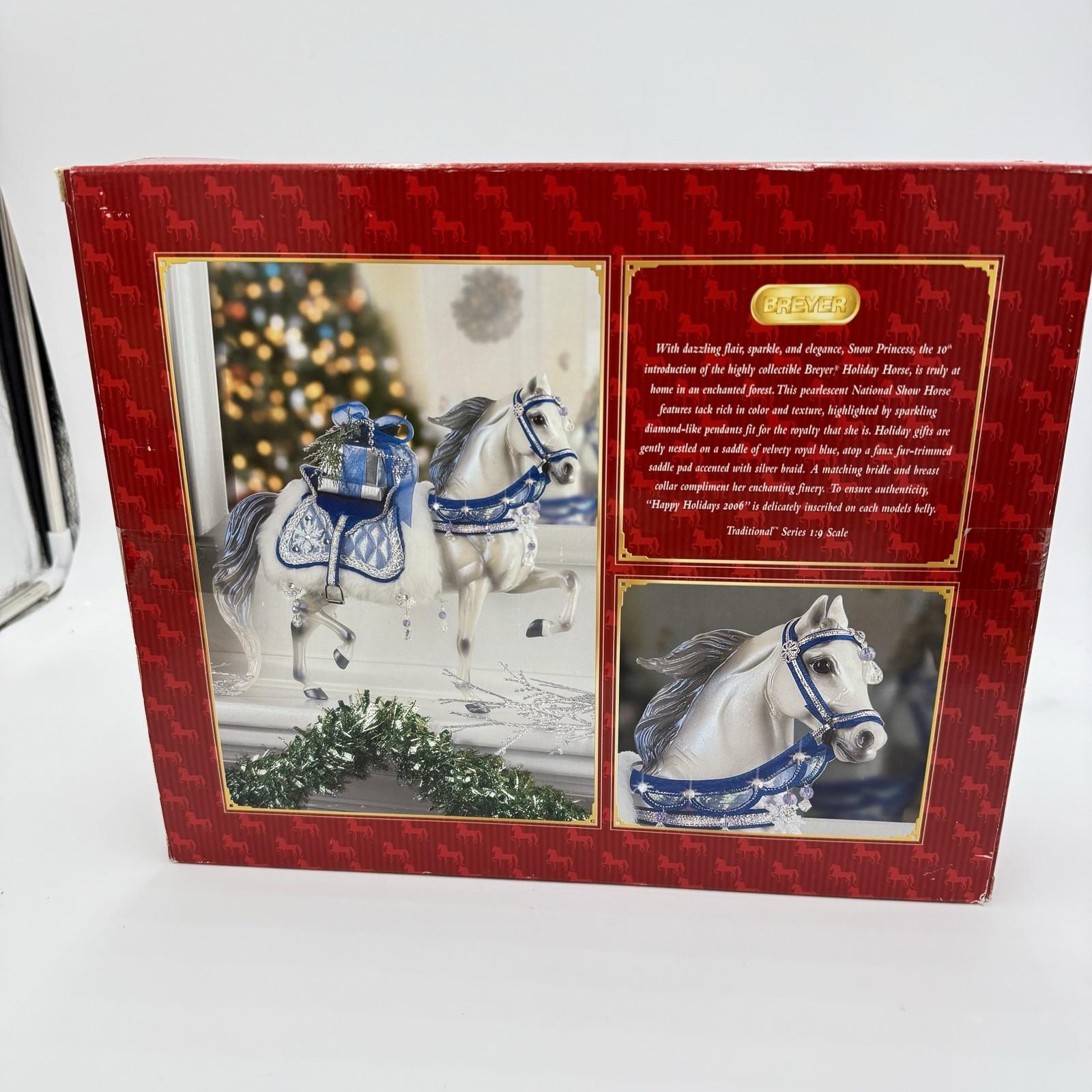 Breyer Models Snow Princess 2006 10th in Series Holiday Christmas