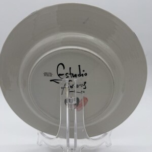 Anthropologie Art Pottery Sissinghurst Castle Estudio Flores Dinner Plate 10.5” image 6