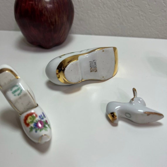 リモージュ フランス 磁器 ミニチュア ビクトリア朝 - オランダの靴