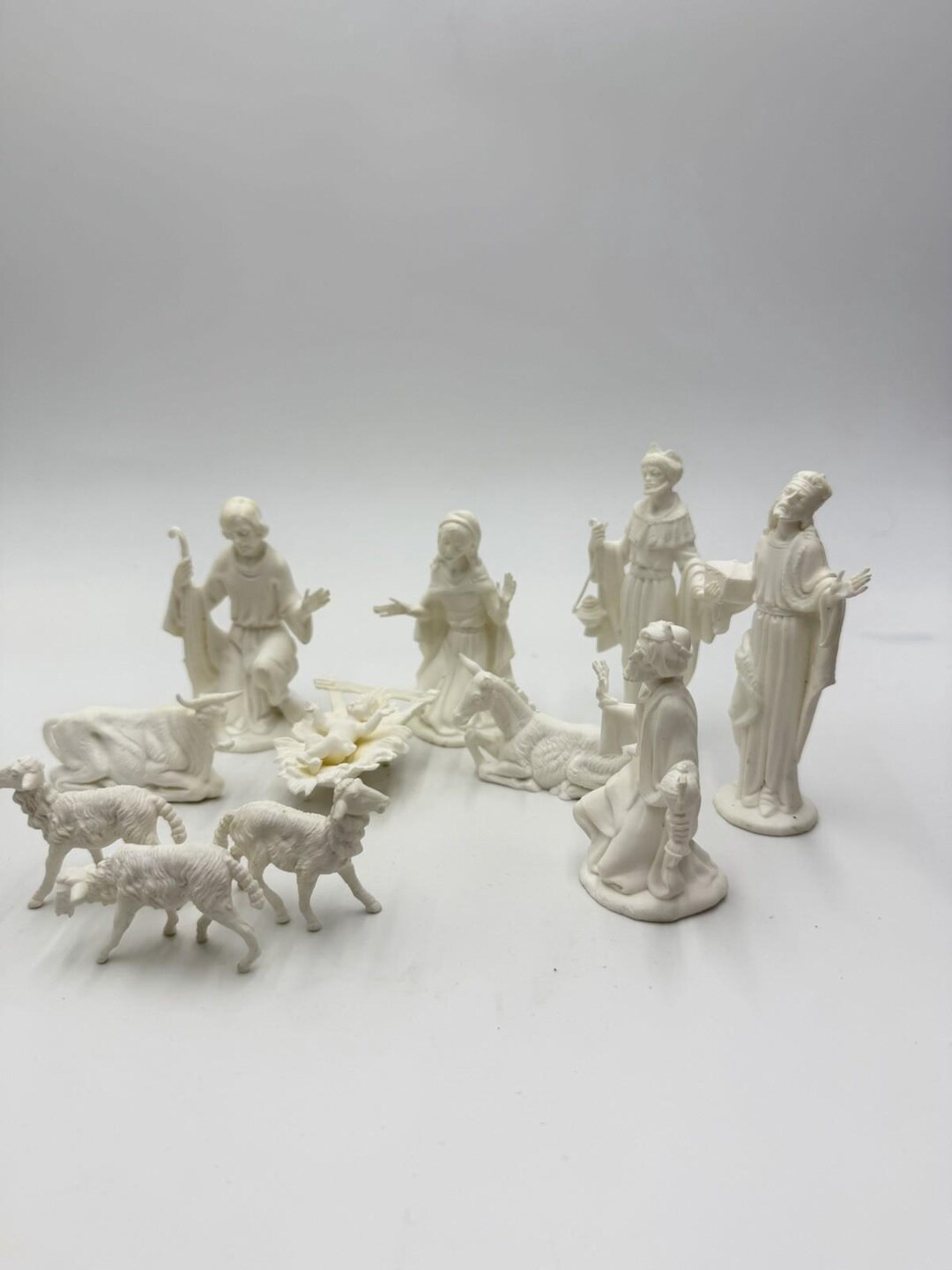 Pvc Nativity Vintage PVC Nativity Set, 11 Piece Hong Kong Christmas Decor - Etsy