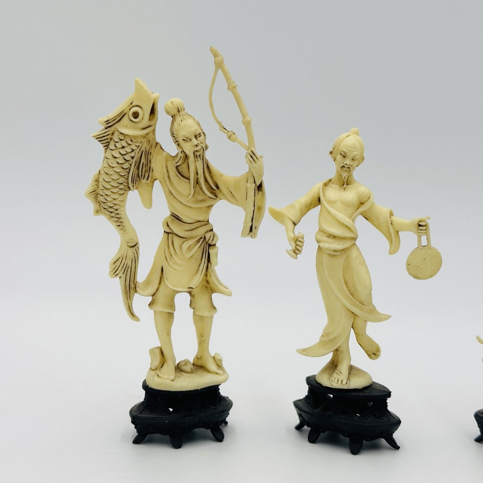 Fontanini Depositato 置物 漁師セット 4 イタリア 中国ピース