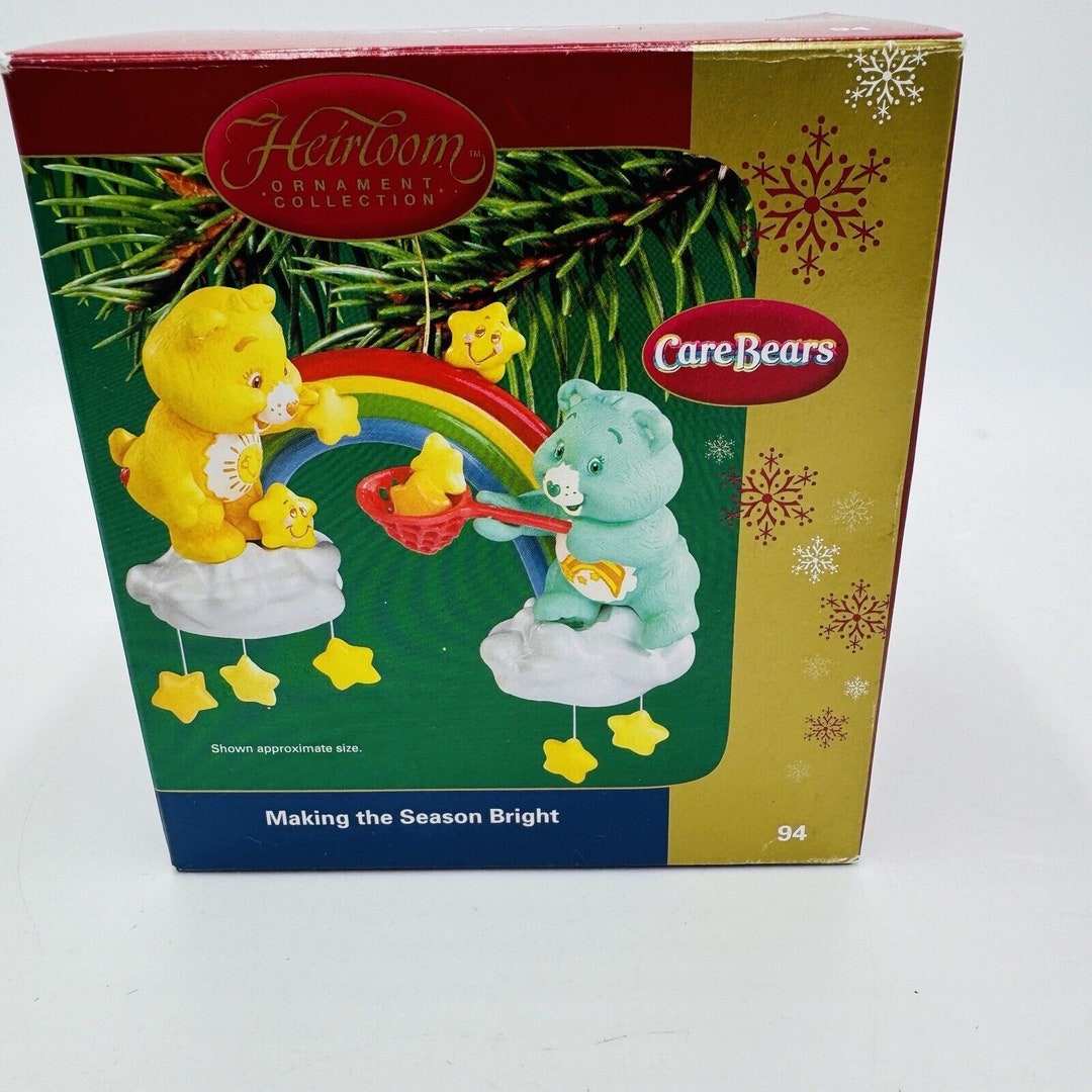 Carlton Cards Heirloom Care Bears Making the Season Bright Etsy