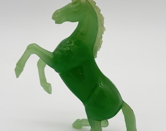 フランツ磁器の馬の置物、猿の乗馬、手描き、COAボックス、希少 - Etsy