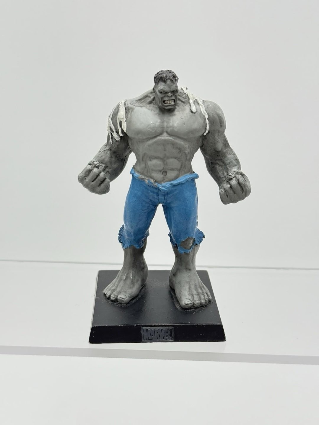 TM &2007 Marvel the Hulk 4”grey Variant Classic Figurine Diecast