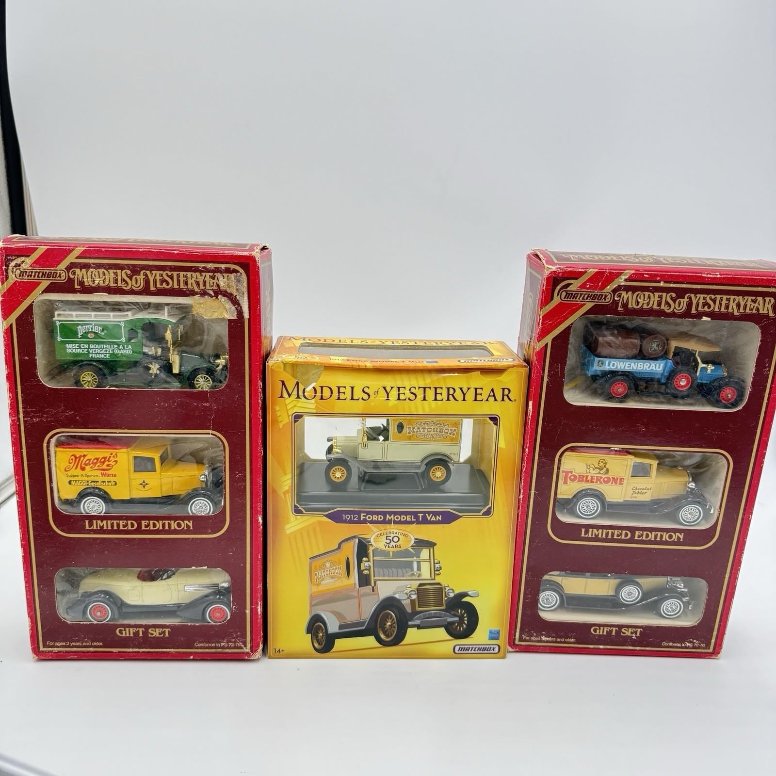 Matchbox Models of Yesteryear Gift Set 1984 Diecast Toys Vintage