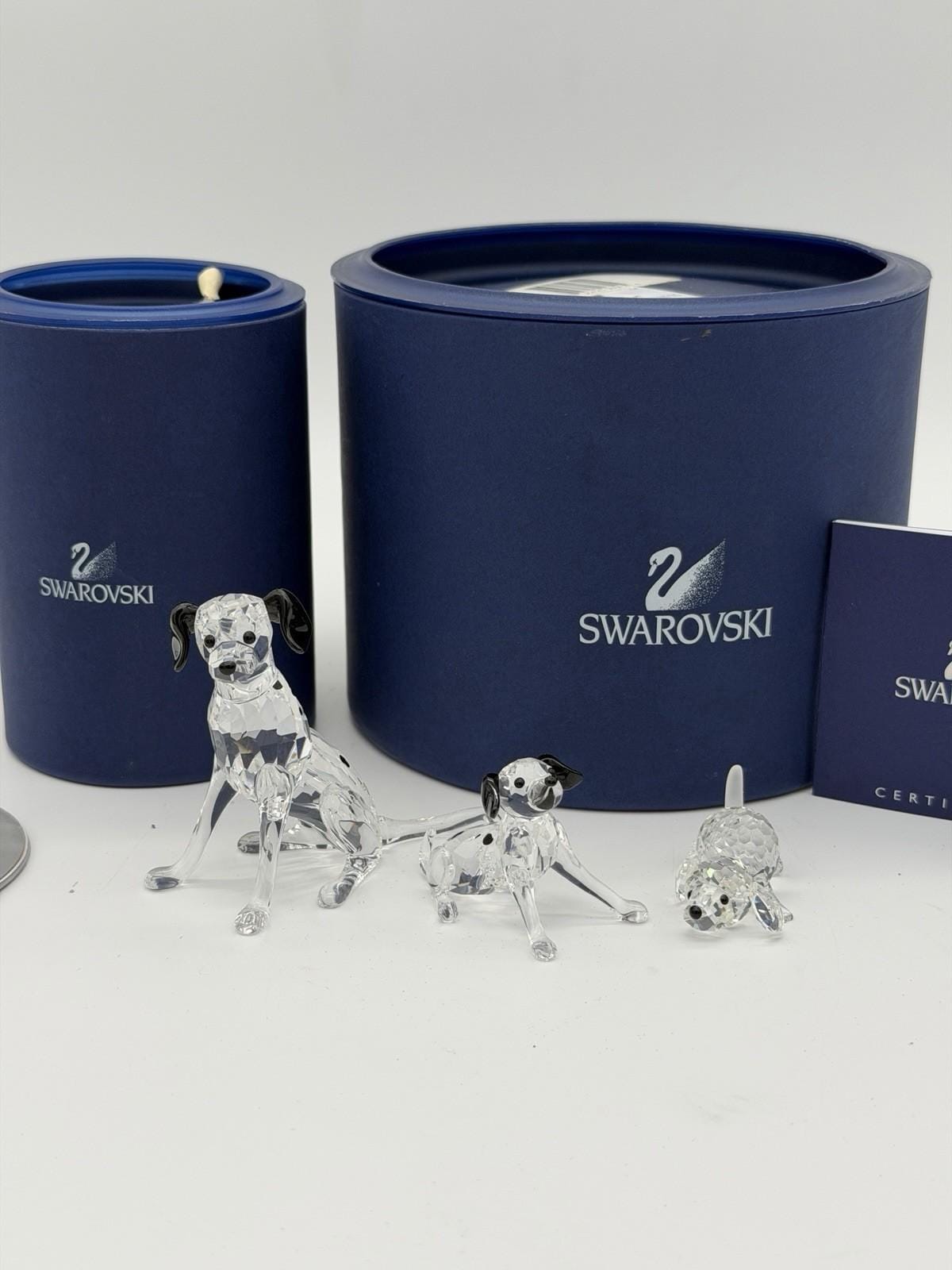 Swarovski Crystal Figurines Dog - Etsy