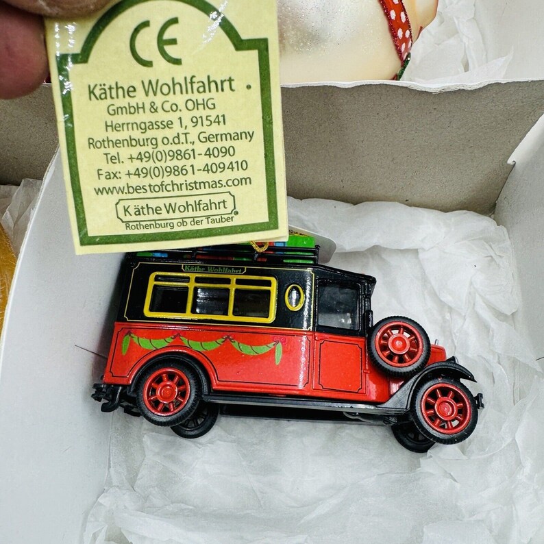 Kathe Wohlfahrt Christmas Ornaments Set New 4 Pieces Etsy