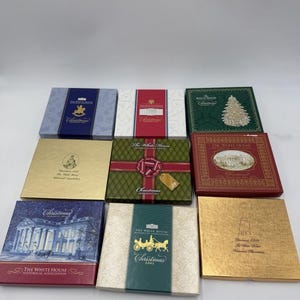 ホワイトハウス歴史協会クリスマスオーナメント9個アメリカ - Etsy 日本