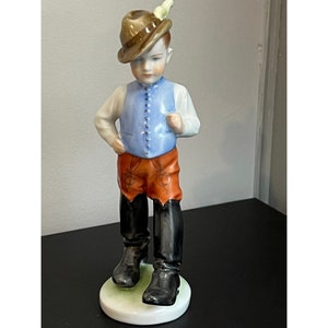 Herend hungary porcelain figurine Tom Thumb | hand painted