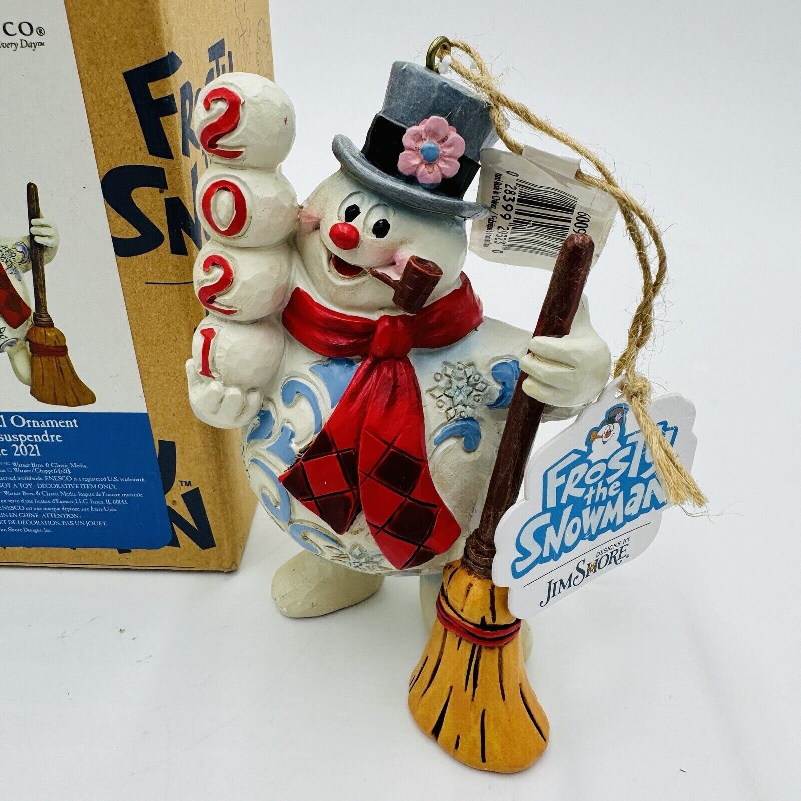 Jim Shore Frosty the Snowman Christmas 2021 Ornament Figurine Etsy