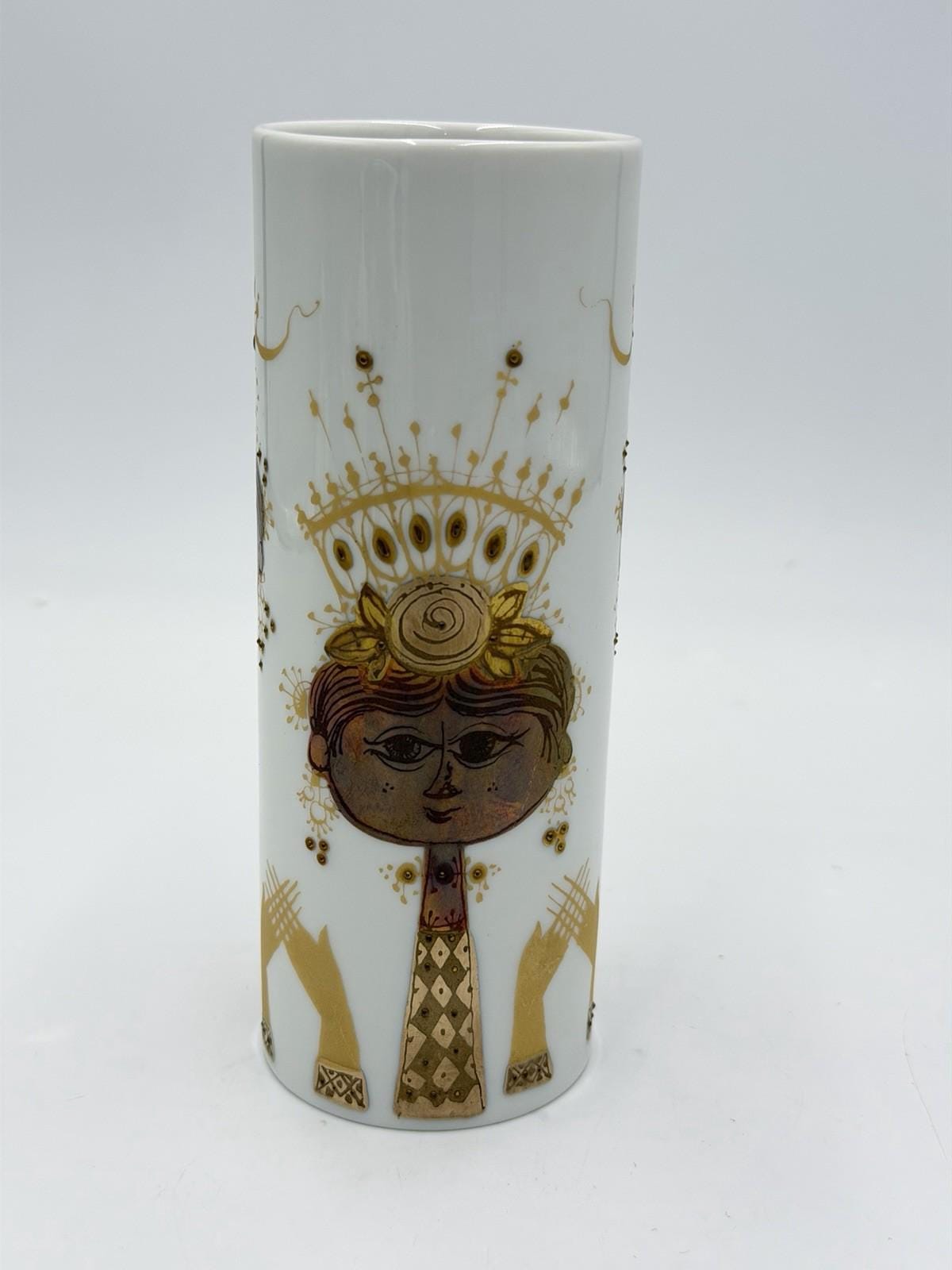 Rosenthal Studio Line Porcelain Bjorn Wiinblad Quatre Couleurs