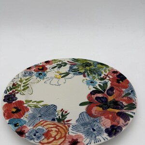 Anthropologie Art Pottery Sissinghurst Castle Estudio Flores Dinner Plate 10.5” image 10