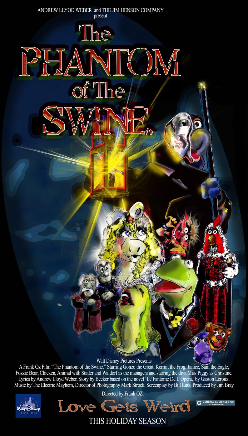 The Phantom of the Swine | Muppets | Disney | Jim Henson | Kermit the ...