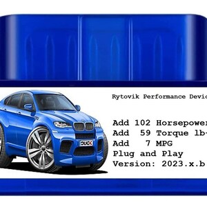 Syntoniseur de moteur RyTovik Performance - Ajout de puissance + MPG - Boîtier de réglage - OBD OBD2 Admission/Échappement ECU - Pour tous les véhicules Saab de 1995 à 2026