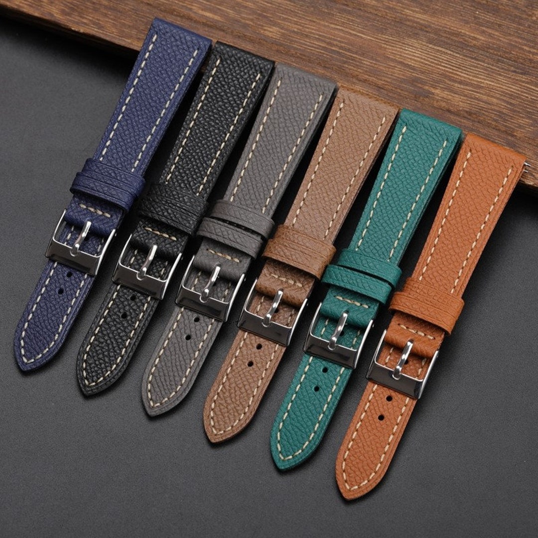 18mm 19mm 20mm 21mm 22mm 24mm Genuine Leather Watch Strap Uk Etsy