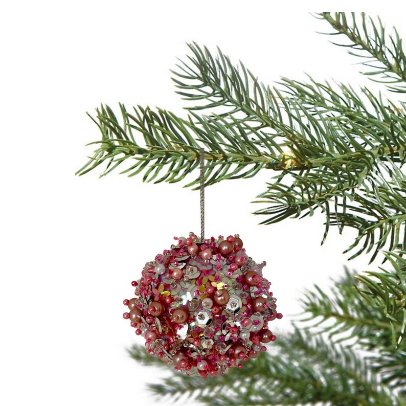 Barbie Disco Vintage Inspired Christmas Hand Beaded Ornament - Etsy