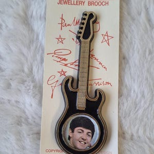 Paul Mccartney Vintage Guitar Pin - Etsy