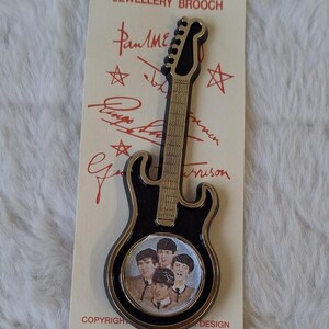 Beatles Guitar Brooch - Etsy