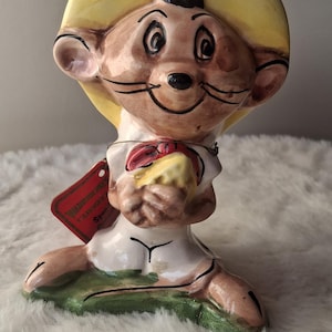 Speedy Gonzales Amaretto Decanter - Warner Brothers Carosello With Label