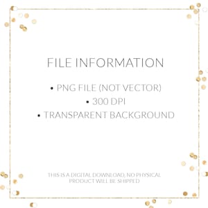 May include: File information for a digital download. The file is a PNG, not a vector, with a transparent background and 300 DPI resolution. This is a digital download, no physical product will be shipped.
