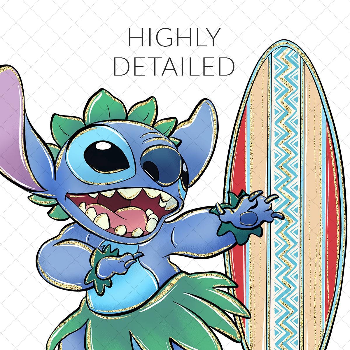 リロ アンド スティッチ クリップアート セット、リロ アンド