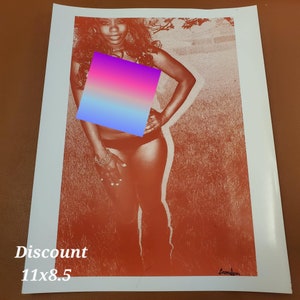 Mature Discounted Elegant Beauty Glossy 11x8.5  Fine Art Photography