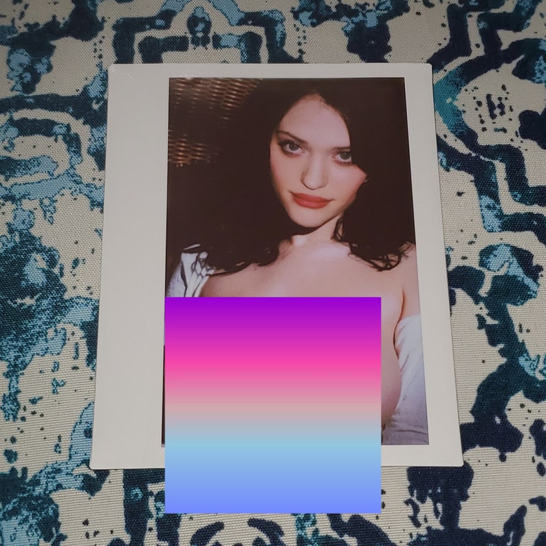 Instax Wide Polaroid Nude Topless Kat Dennings - Etsy