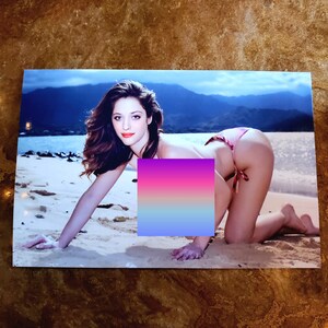 Glossy 4x6 Nude Model Kat Dennings Topless Fine Art Fashion ...