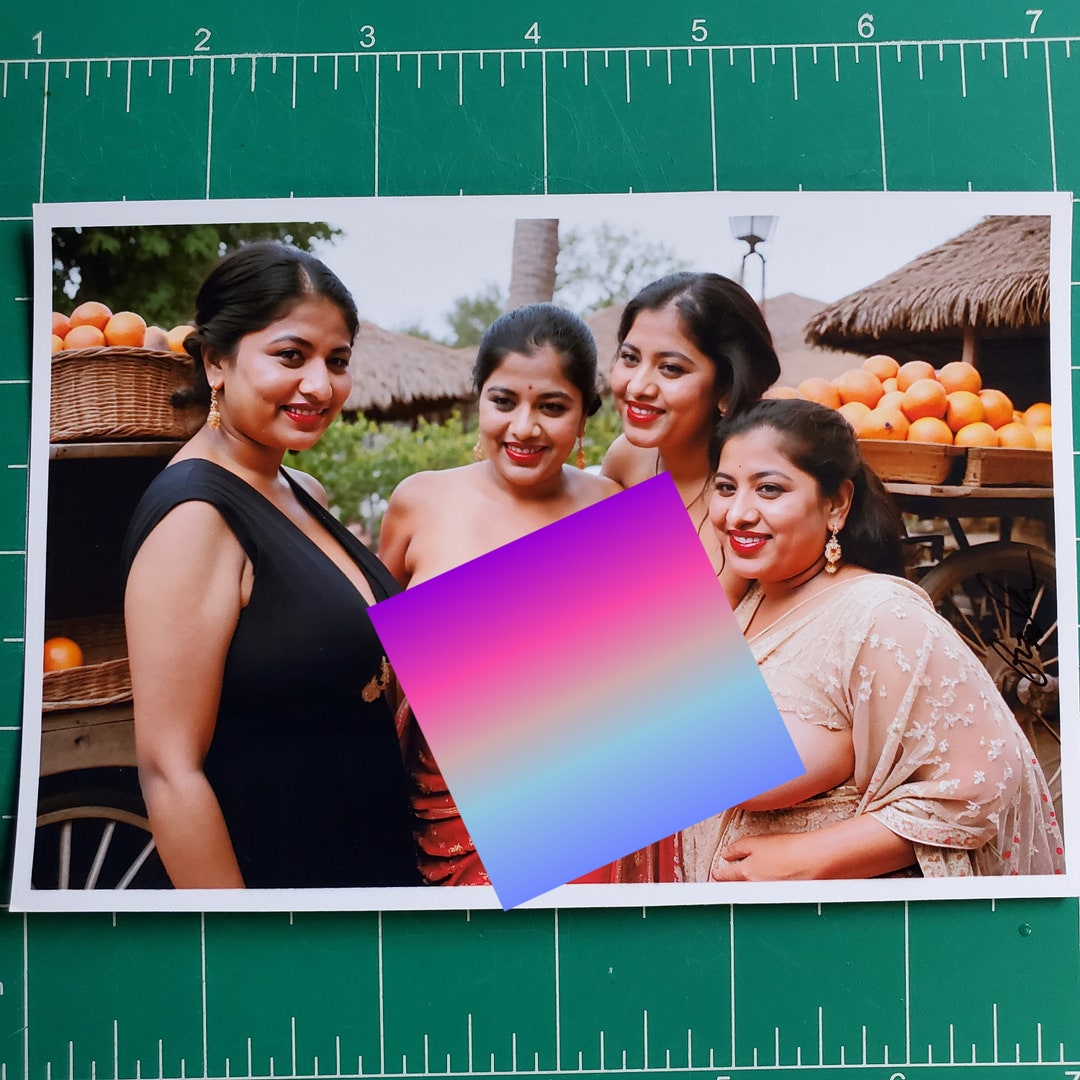 Foreign Women Nude in Open Market Topless Metallic Glossy 4x6 - Etsy UK