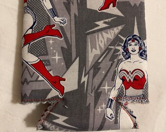 Can Koozie, Beverage insulator, Fabric can Koozie