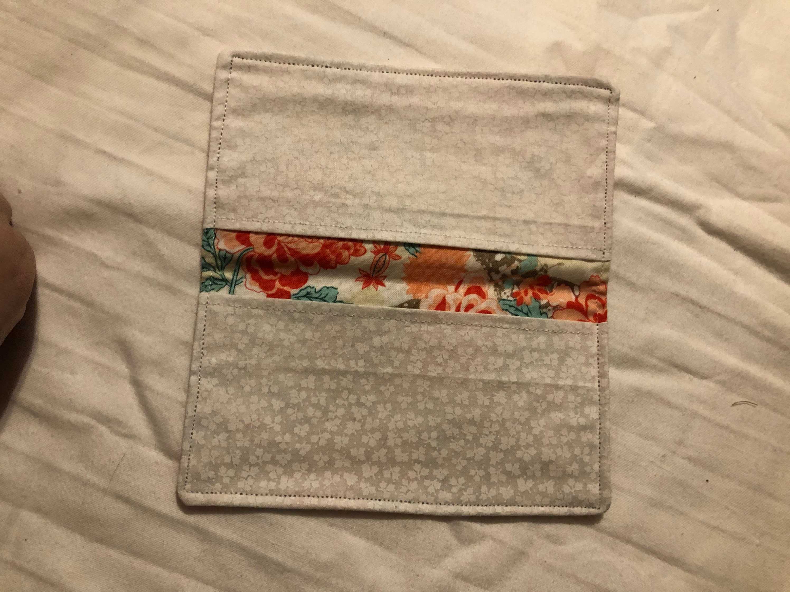 Floral Butterfly Checkbook Cover Etsy