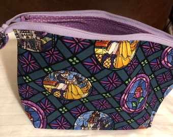 Beauty and the Beast zipper bag