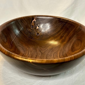 Hand Turned Black Walnut Bowl