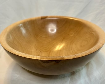 Hand Turned Sugar Maple Bowl