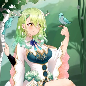 Hololive EN Ceres Fauna Print (11x17)