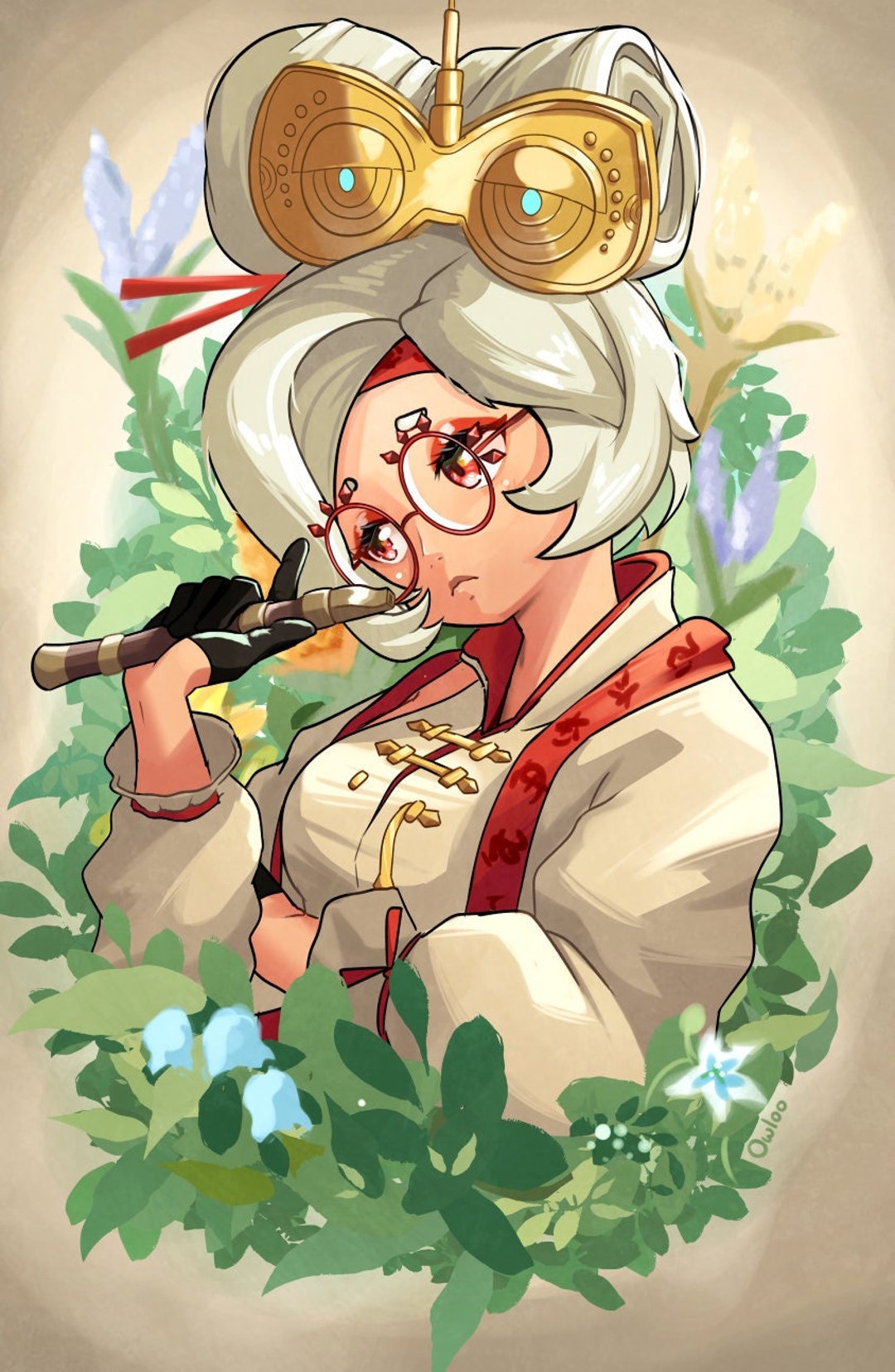 Purah the Legend of Zelda Tears of the Kingdom Portrait Print (11x17 ...