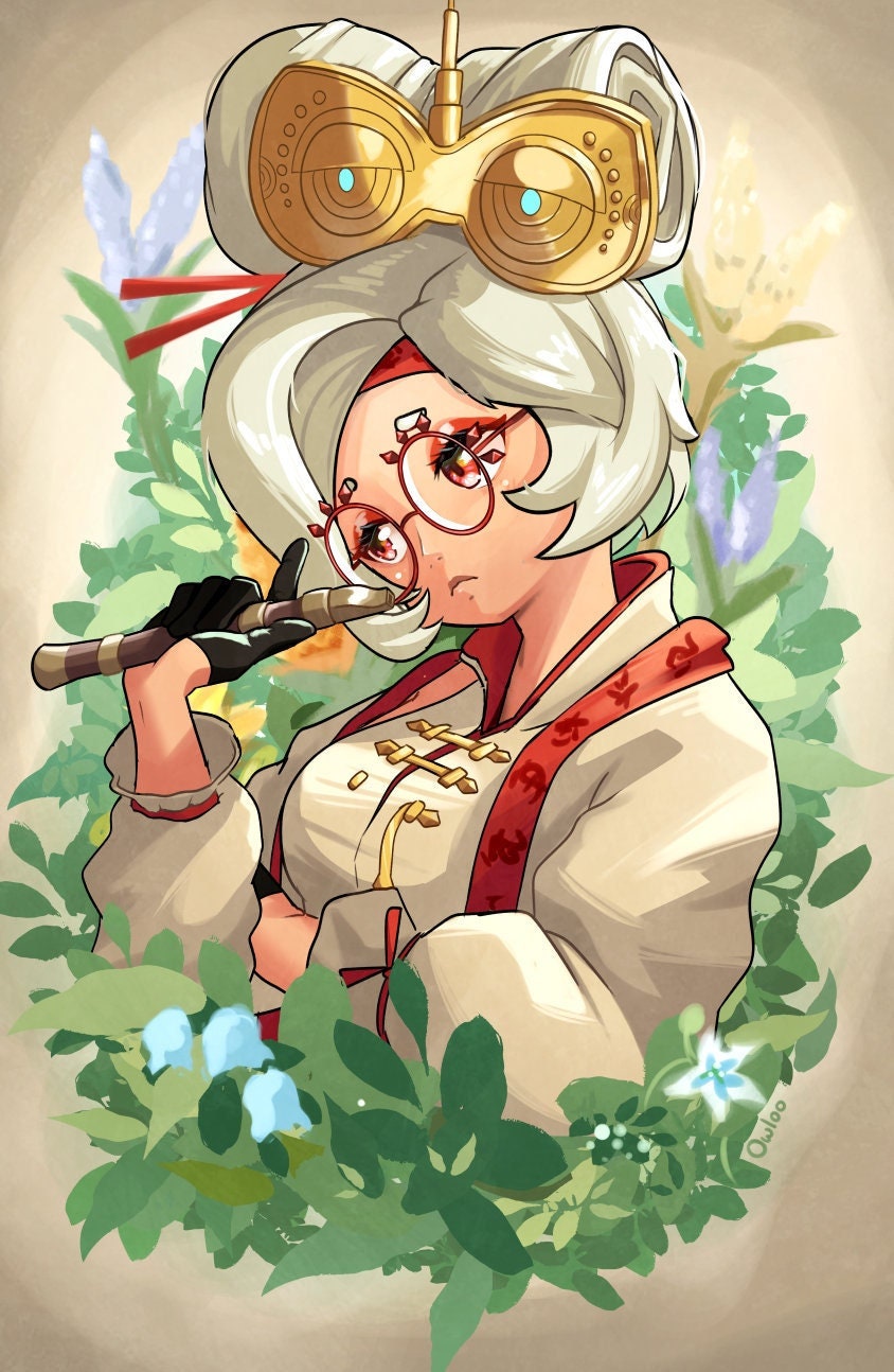 Purah the Legend of Zelda Tears of the Kingdom Portrait Print (11x17 ...