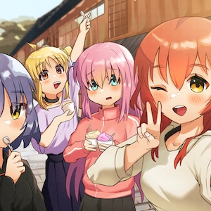 Bocchi the Rock! Band Print (11x17)