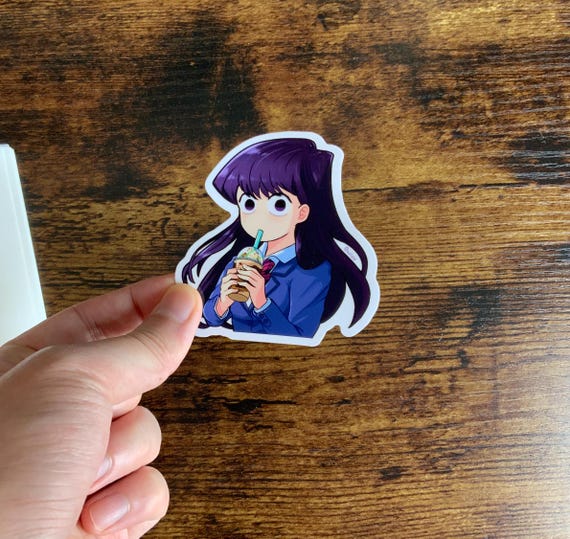 Stickers Komi Can't Communicate Vinyl Glossy Finish (3")
