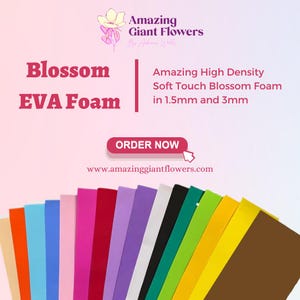 Craft Bliss: Explore 16 Vibrant Colors in Our 1.5mm and 3mm EVA Foam Sheets Collection&quot;