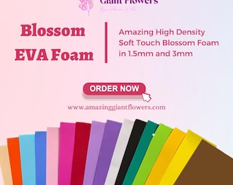 Craft Bliss: Explore 16 Vibrant Colors in Our 1.5mm and 3mm EVA Foam Sheets Collection&quot;