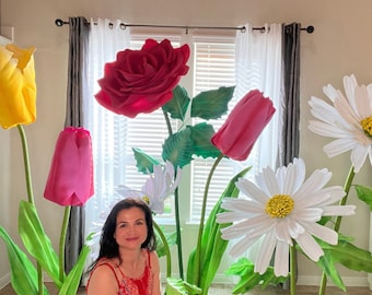 Giant Foam Flower Bouquet: Wedding & Event Decor