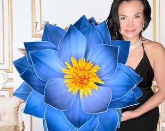 Giant Foam Flower Wall Decor: Wedding Backdrop, Oversized Flowers