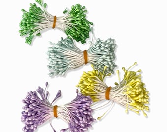 Luxurious Pearlized Floral Accents: 3mm Flower Stamens, flower buds, flower stamens, flower pistils