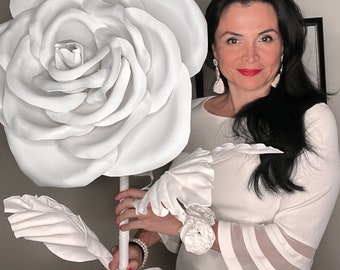 Giant Foam Flower: 24" Standing Decor, Wedding Centerpiece