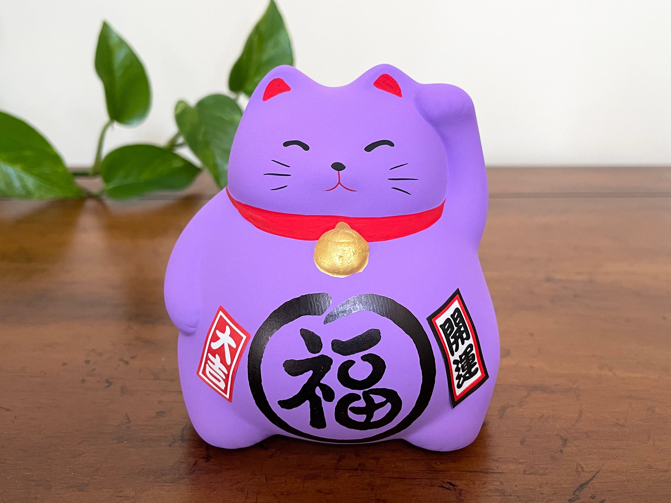 【String Ting】Lucky Cat Maneki-neko Bag Ting Maneki Neko Lucky Cat Chirimen Drawstring Bag Good Luck