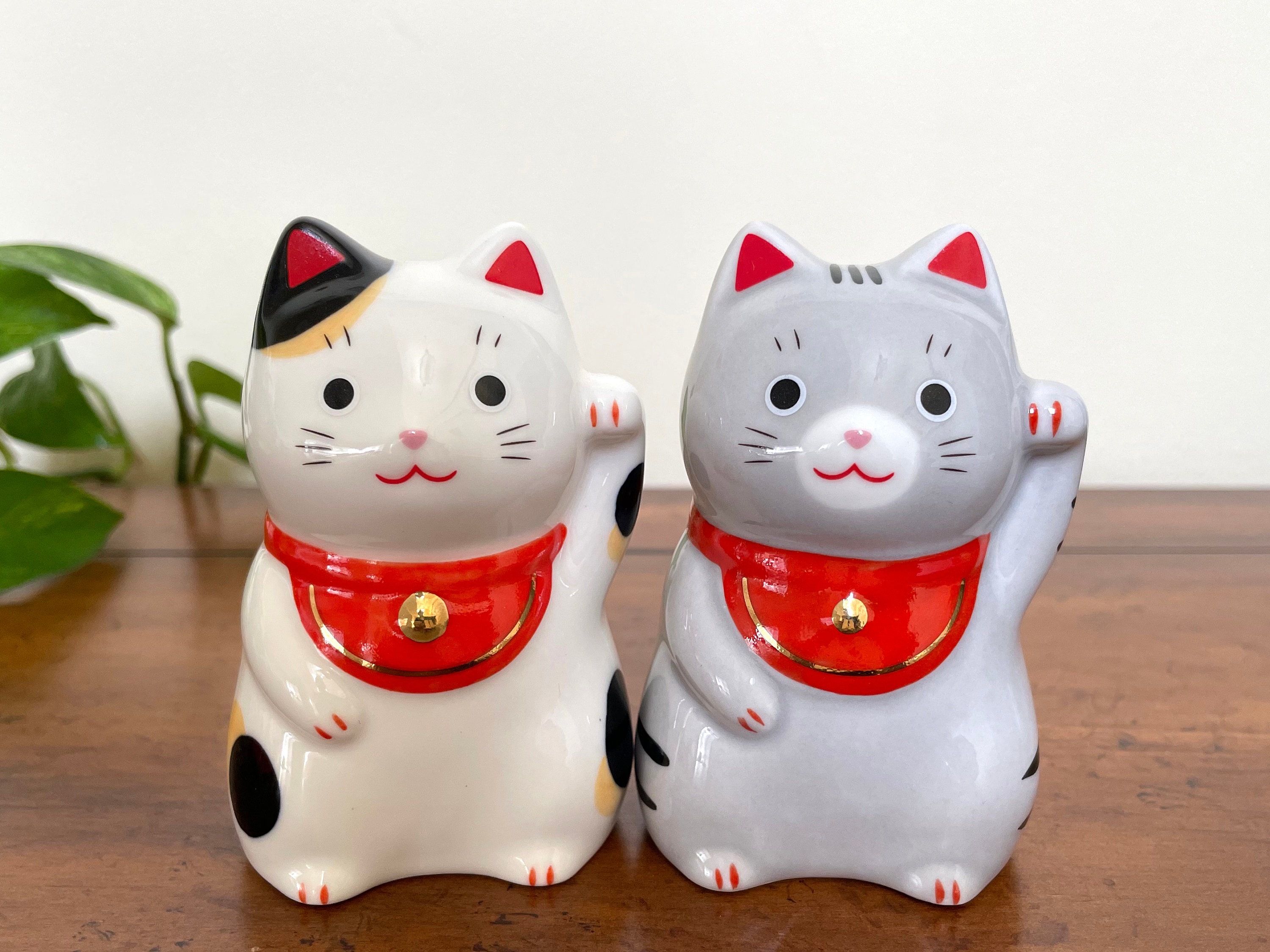 Grand Seiko Lucky Cat 陶器 置物 Japanese Lucky Cat Statue: Maneki Neko, Good Fortune Gift - Etsy