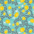Hummingbird Furoshiki: Japanese Cotton Gift Wrapping Cloth (70x70cm)