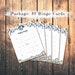 Baby Bingo Cards, Blue, Gold, Printable, Downloadable, 30 Pack - Etsy